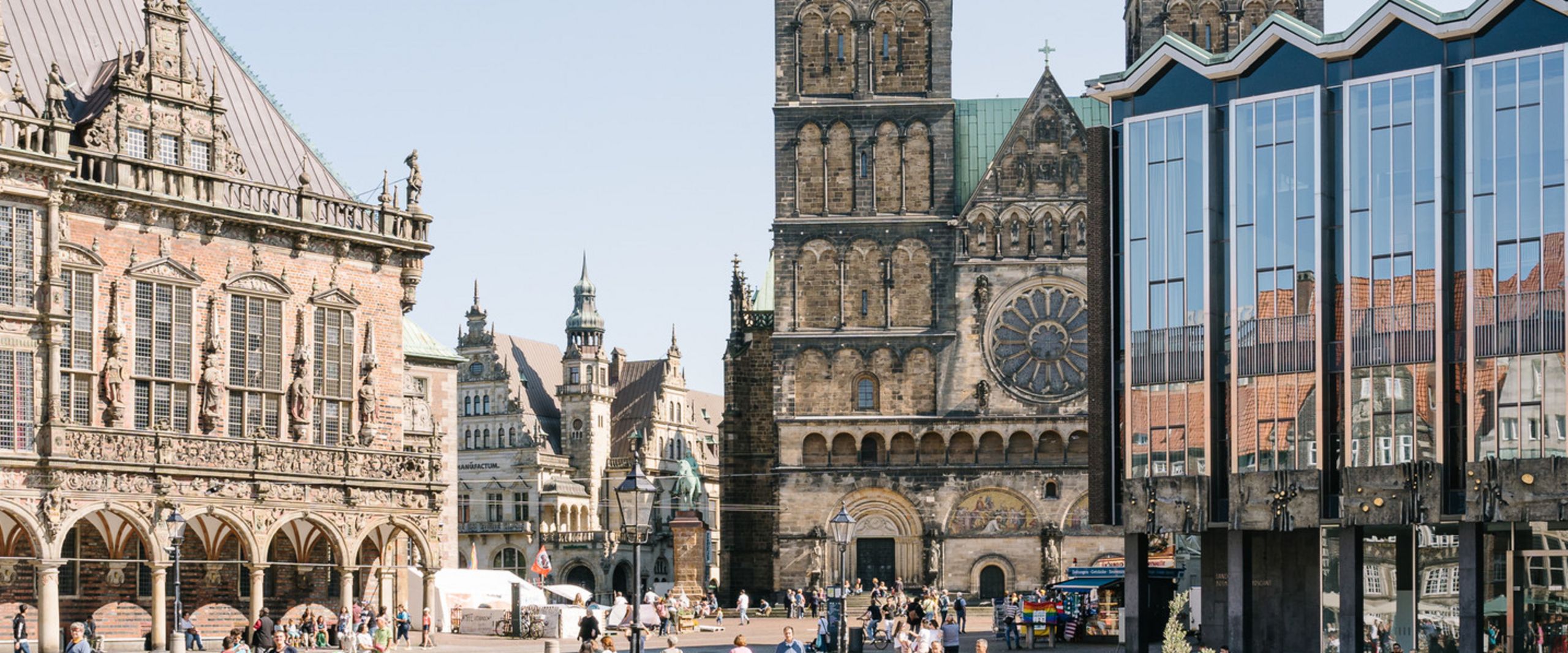 Bremer Marktplatz Blick auf den Bremer Marktplatz und den Dom