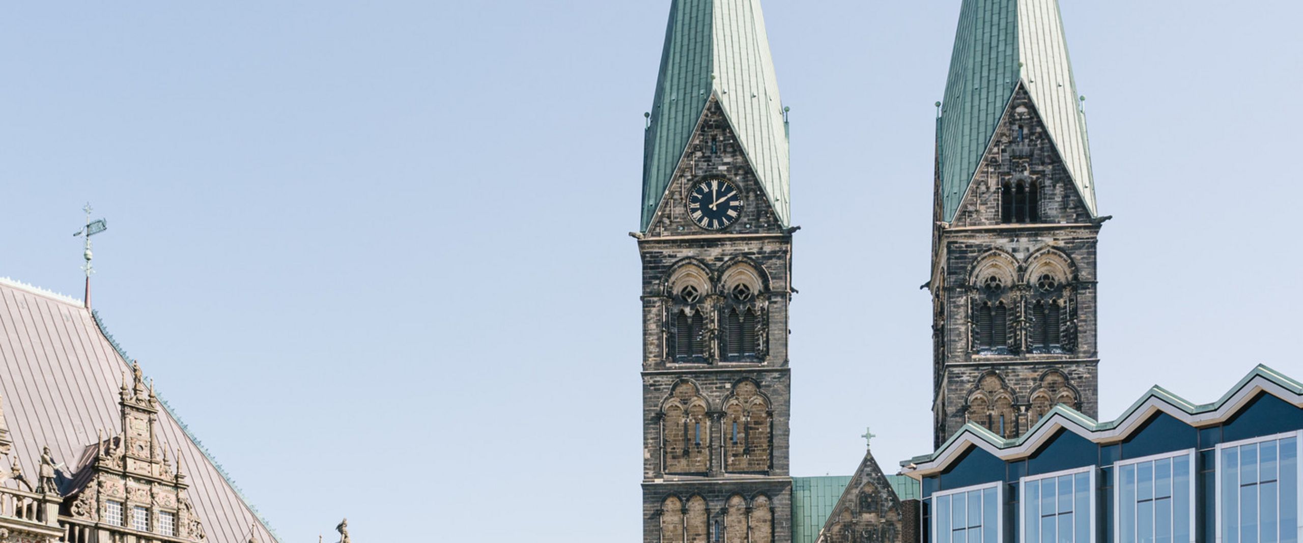 Bremer Marktplatz Blick auf den Bremer Marktplatz und den Dom