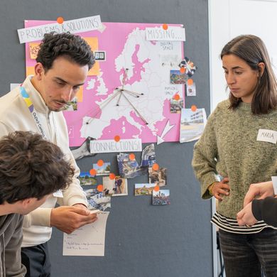 Outer Campus BIP Workshopsituation von Studierenden