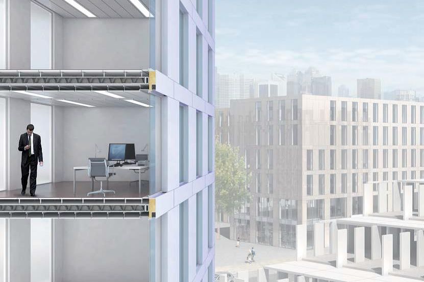 Modulares Stahlbausystem