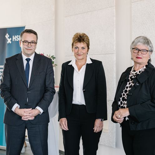 Tim Cord&szlig;en-Ryglewski mit C. Claus und Karin Luckey