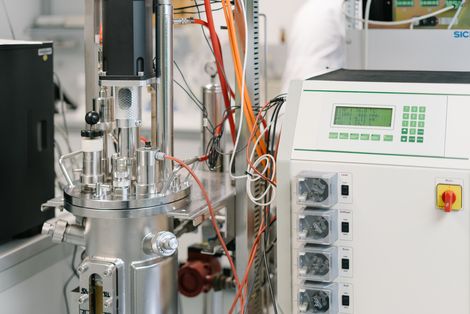 Nahansicht eines Gerätes im Labor, von dem Studiengang Umwelttechnik.