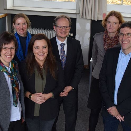 Forschungskonvent Fakultät Wirtschaftswissenschaften 2018 Gruppenbild der Teilnehmenden beim Forschungskonvent.