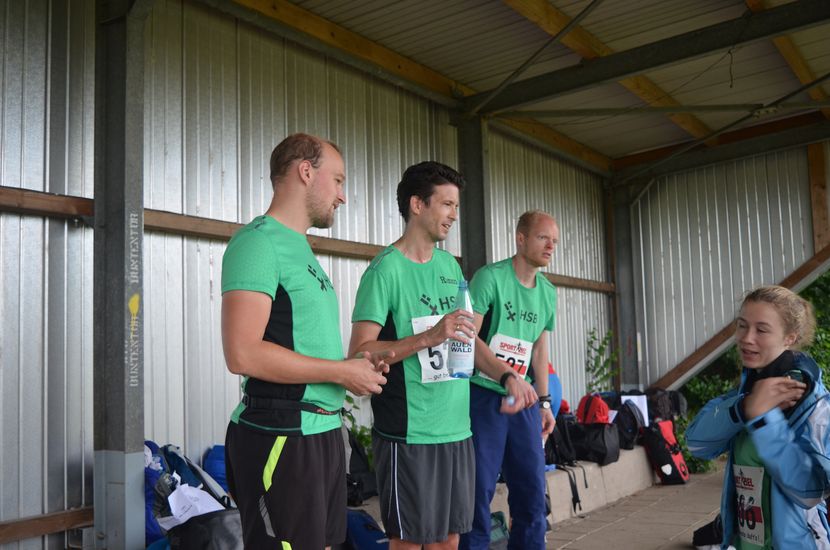 Eine Gruppe von 3 L&auml;ufern.