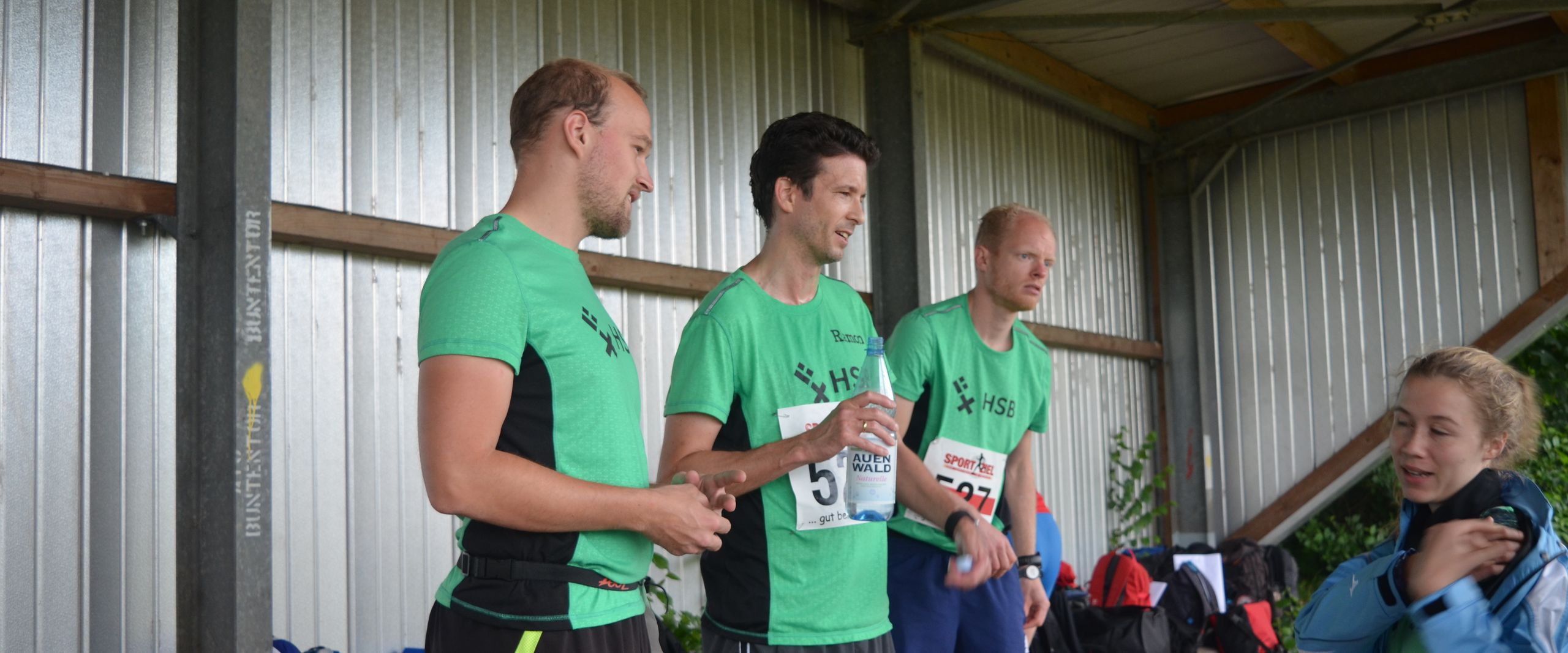 Eine Gruppe von 3 L&auml;ufern.