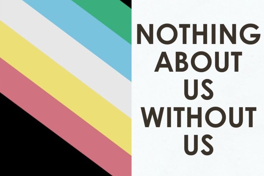 Stubbs Instagram Profilpicture Instagram Profilbild mit dem Text Nothing About Us Without Us