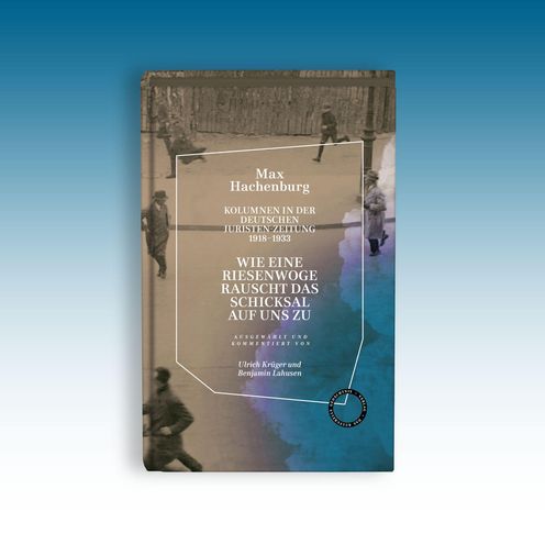 Auf dem Bild sieht man des Cover des Buches "Wie eine Riesenwoge" rauscht das Schicksal auf uns zu ver&ouml;ffentlicht von Prof. Dr. Ulrich Kr&uuml;ger zusammen mit mit Prof. Dr. Benjamin Lahusen 