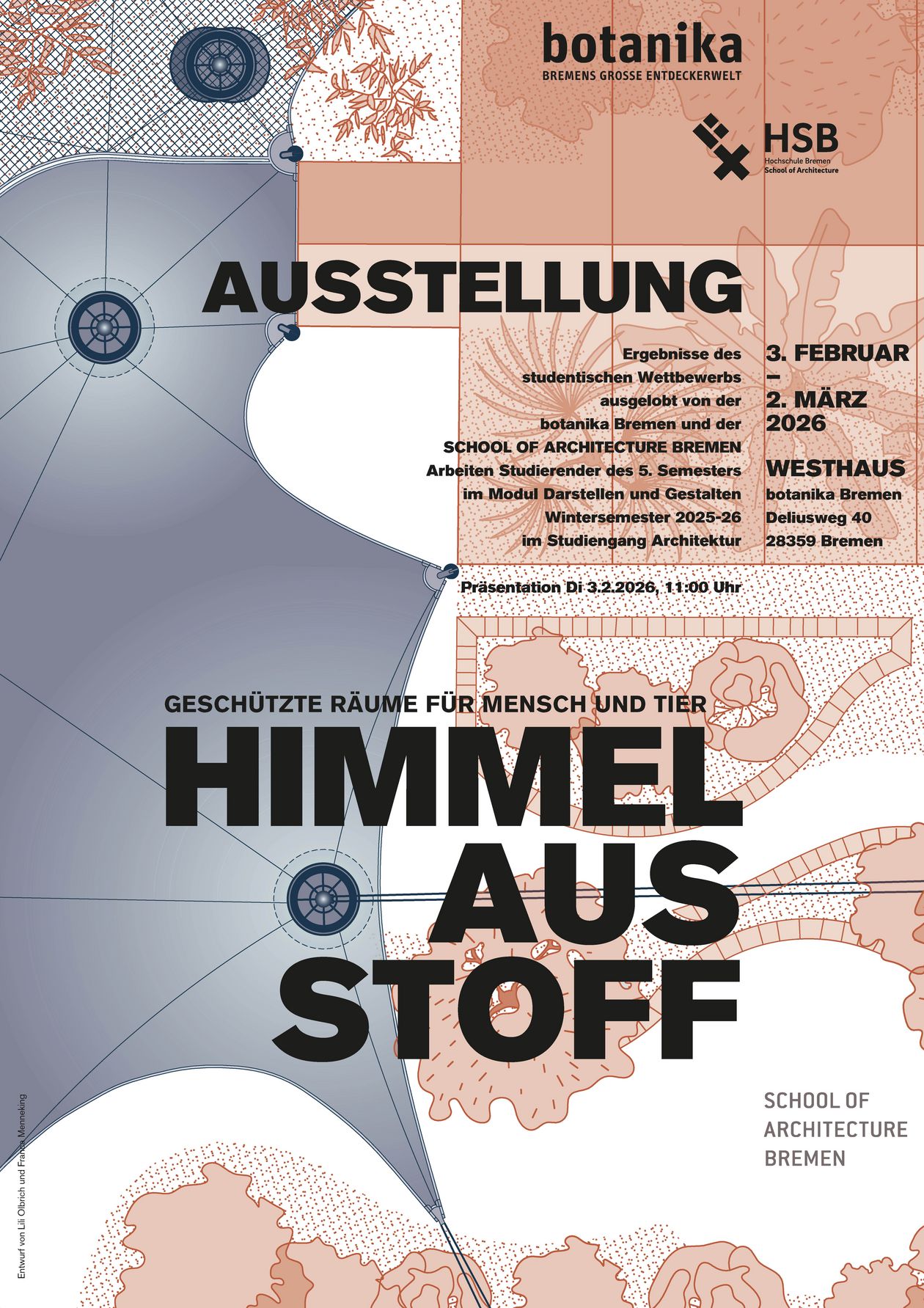 Plakat zur Ausstellung "Himmel aus Stoff" Plakat zur Ausstellung "Himmel aus Stoff"