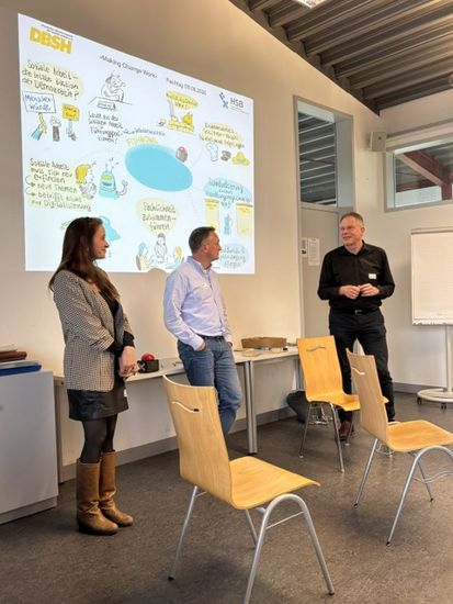 Tagungsabschluss Marie Seedorf, David Brazier, Christian Spatscheck