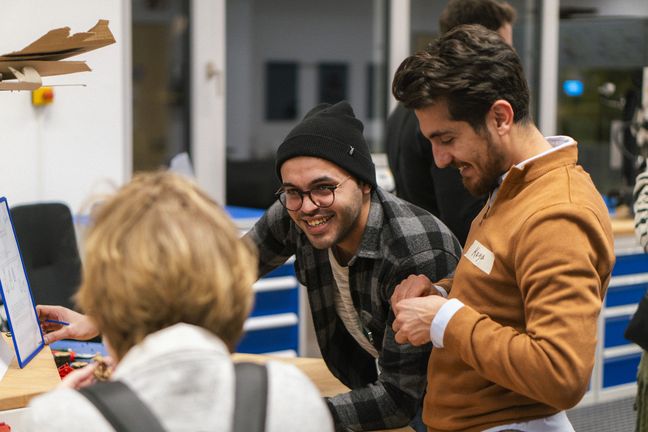 Studierende im FreiRAUM Makerspace