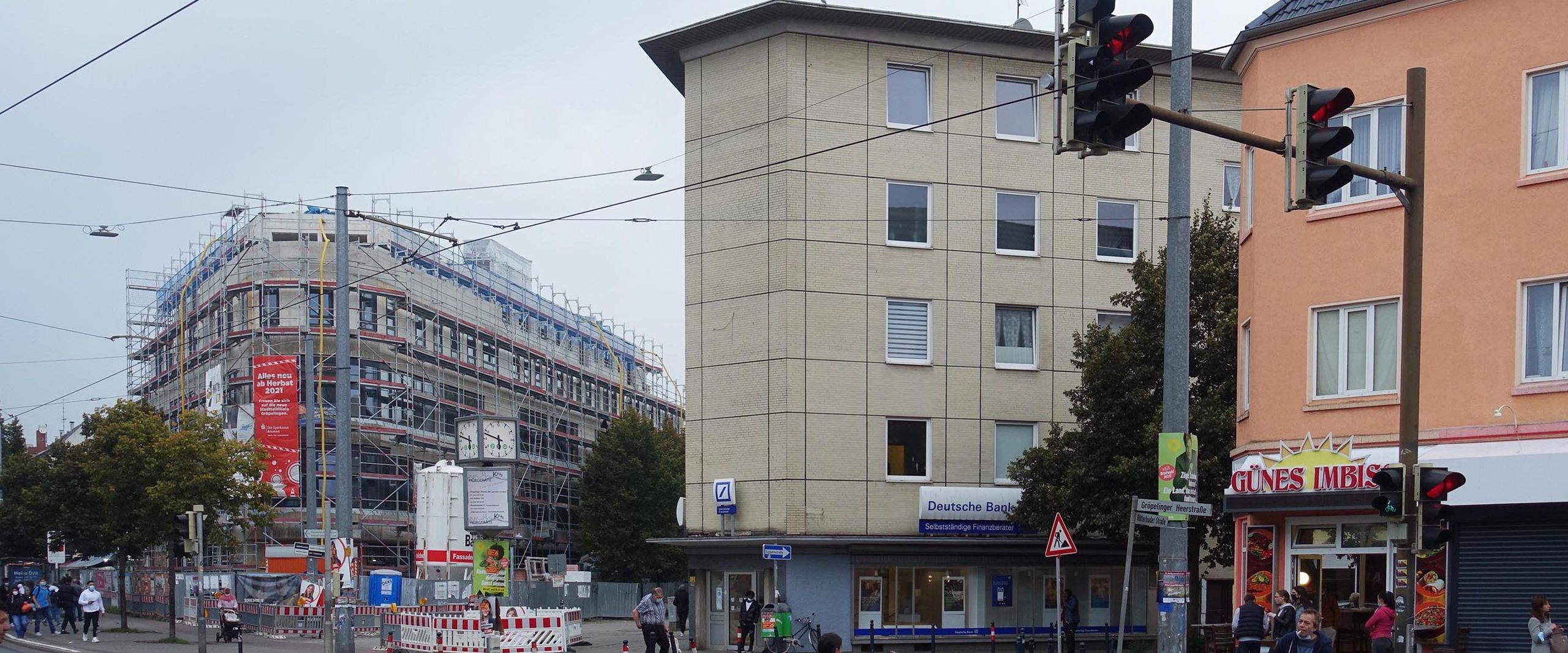 Blick in die Gröpelinger Heerstraße