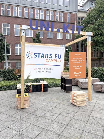 Projekt UNI.KIT auf dem Mensavorplatz der HSB