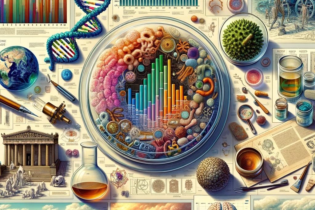 Bild von verschiedenen Daten und Dateitypen