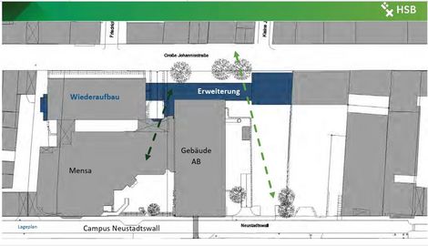 Skizze/ Gebäudeplan