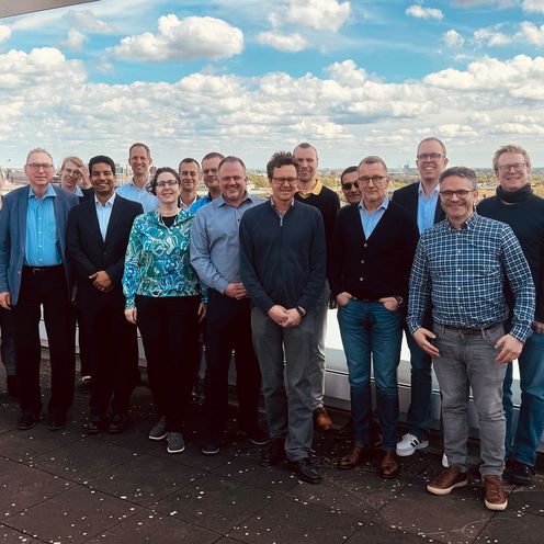 &Uuml;ber die neuesten Entwicklungen auf dem Gebiet der Materialerm&uuml;dung und Bruchz&auml;higkeit von Baustahl haben sich Stahlbauexpert:innen an der Hochschule Bremen (HSB) ausgetauscht. Foto: HSB/ Jan-Willem Jungen