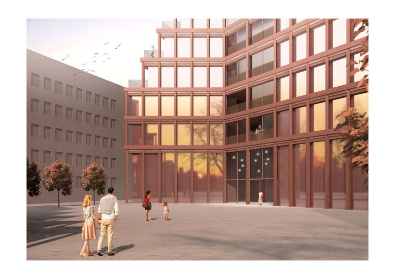 Architektonischer Entwurf "Stadthaus Bremen - Fangturm III" von Christin Albrecht