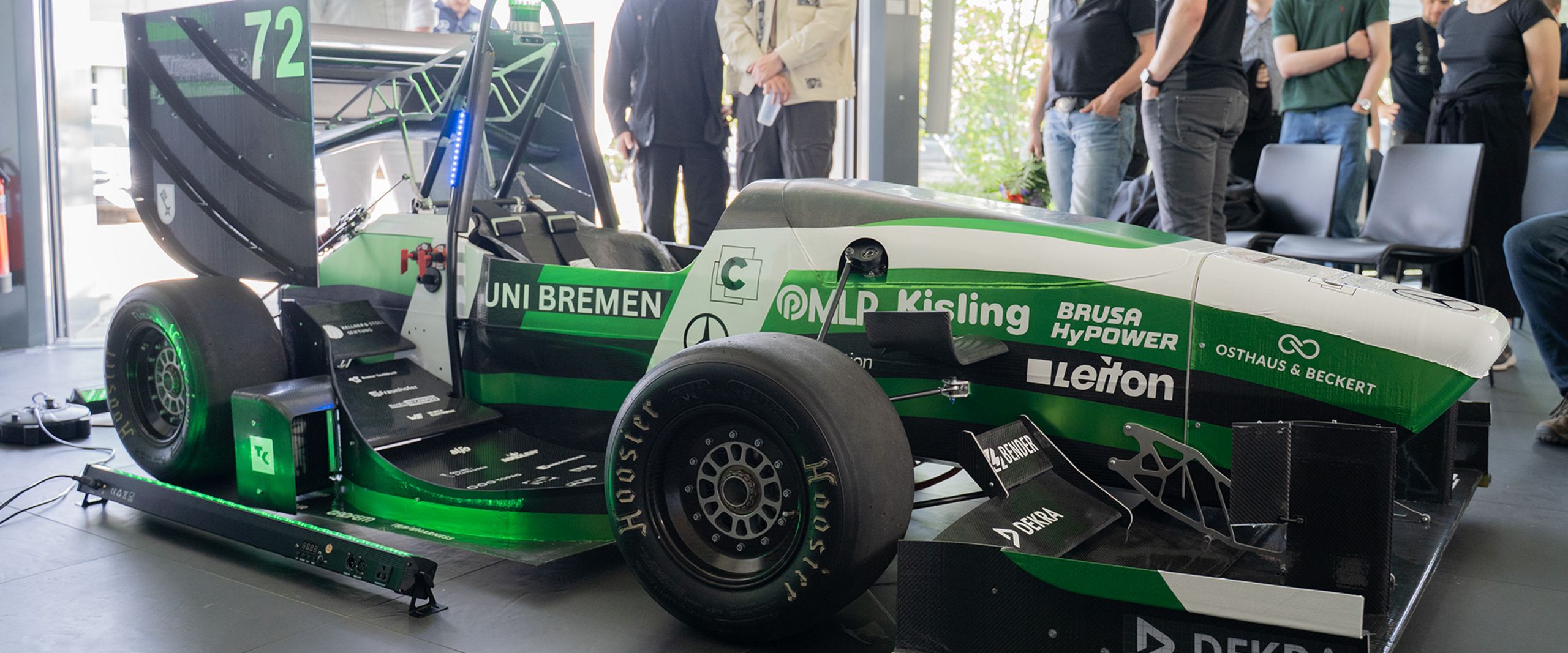 Formula Student Rennwagen von Bremergy e.V. im Profil 