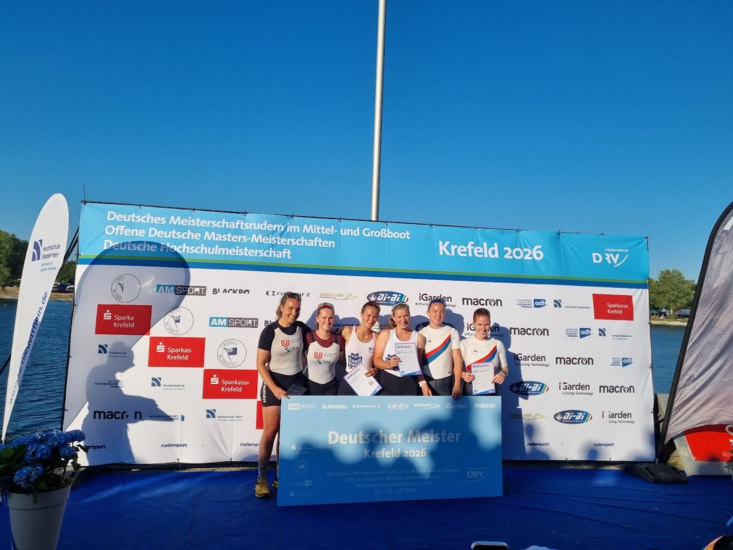 DHM Rudern 2026 Franziska und Marie holen Bronze im Doppelzweier