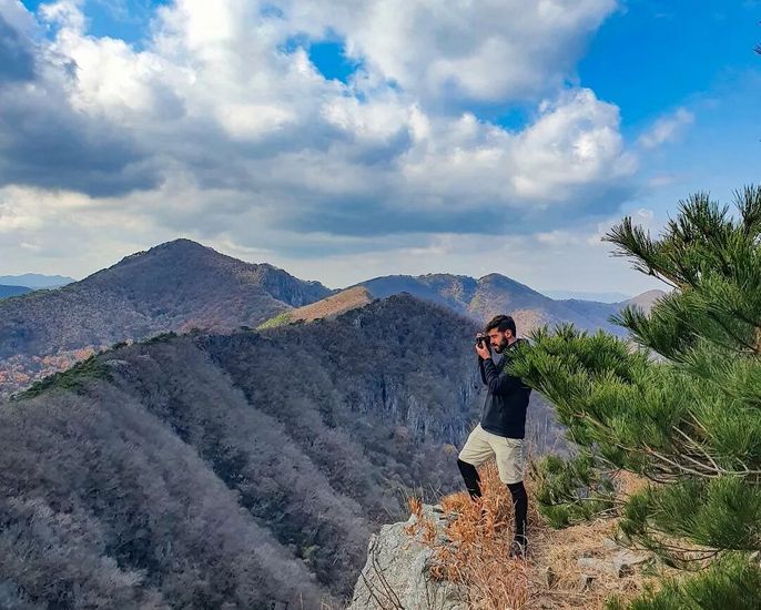 Florian im Hwangnyeongsan Gebirge