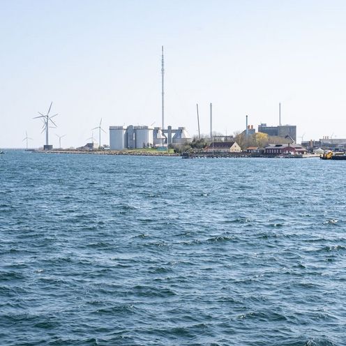 Industrieanlage an der Nordsee