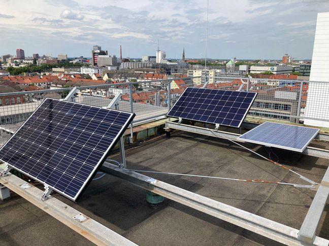 Photovoltaik Labor Freifläche