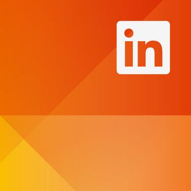 Titelbild zu LinkedIn in Gelb Orange