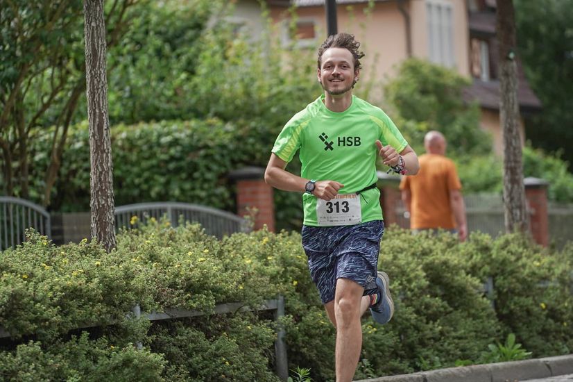 HSB TriRunner beim Müritz Triathlon 2025.