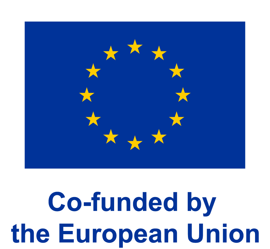 European flag, co-funded by the European Union 