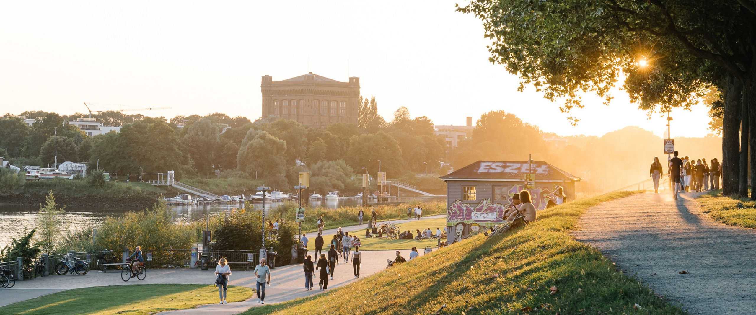 Osterdeich Sonnenuntergang Osterdeich Sonnenuntergang