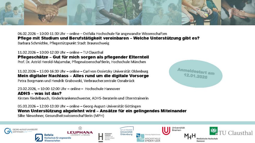 Veranstaltungsprogramm "Pflege im Fokus" Seite 3