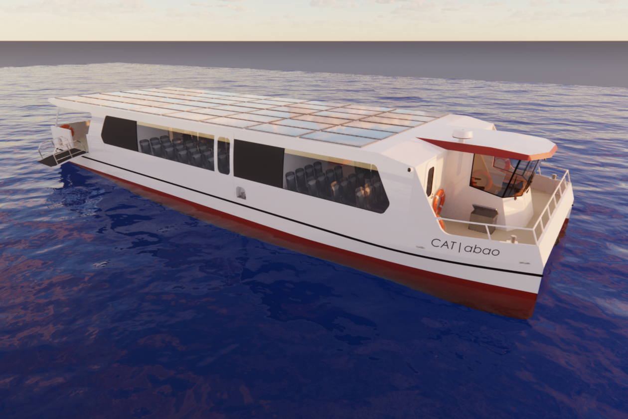 Compueranimation einer F&auml;hre