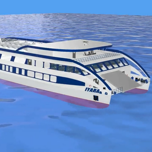Schiffsmodell "IYARA"