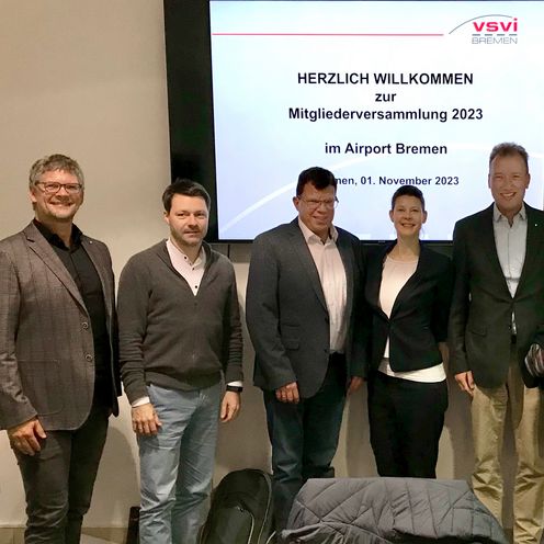 Gruppenbild des neugew&auml;hlten Vorstands des VSVI. Foto: VSVI