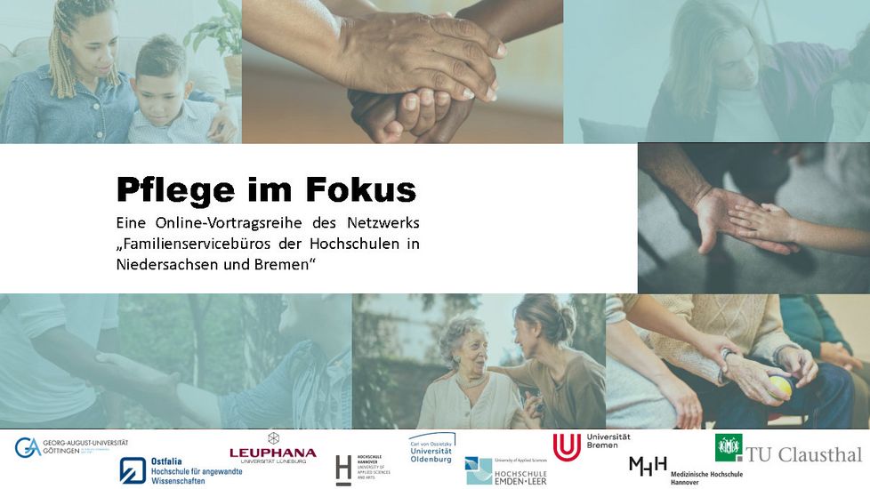 Begrüßungsfolie Pflege im Fokus