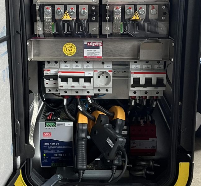 Innenansicht Ladestation