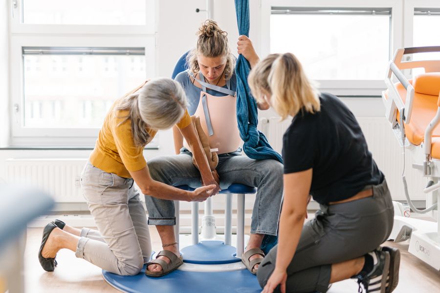 Hebammen Hockergeburt