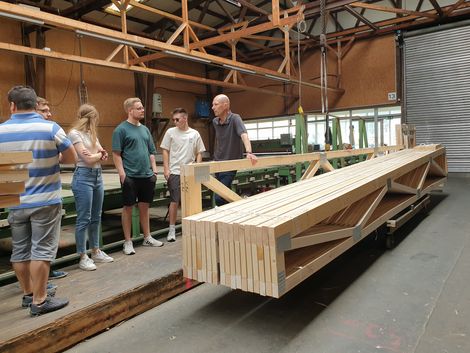 Excursion to the sawmill Holtmayer and Holzbau Cordes_Photos: Prof. Dr. Felipe Riola-Parada