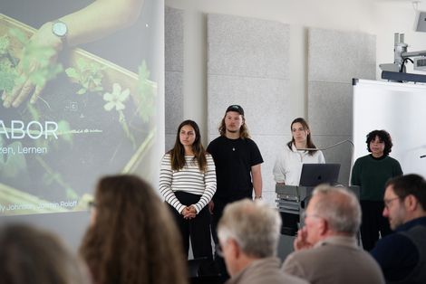 Abschlusspräsentation - Baumlabor (Foto: Jessica Ammann)